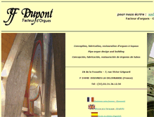 Tablet Screenshot of jf-dupont.com